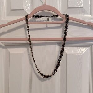 Express Black and Brown Necklace